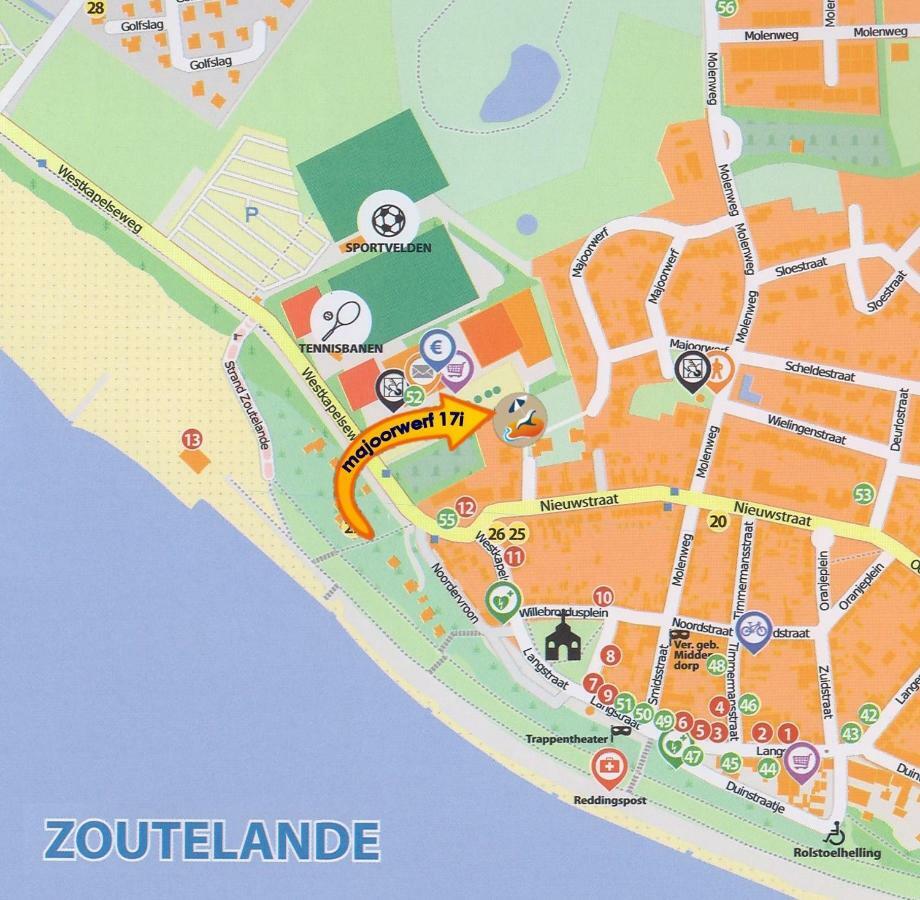 Vakantiewoning Aan Zee Zoutelande Eksteriør bilde